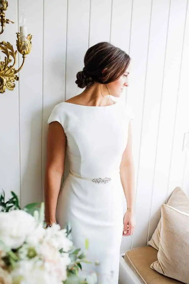 Sleek-White-Modest-Dress-Utah