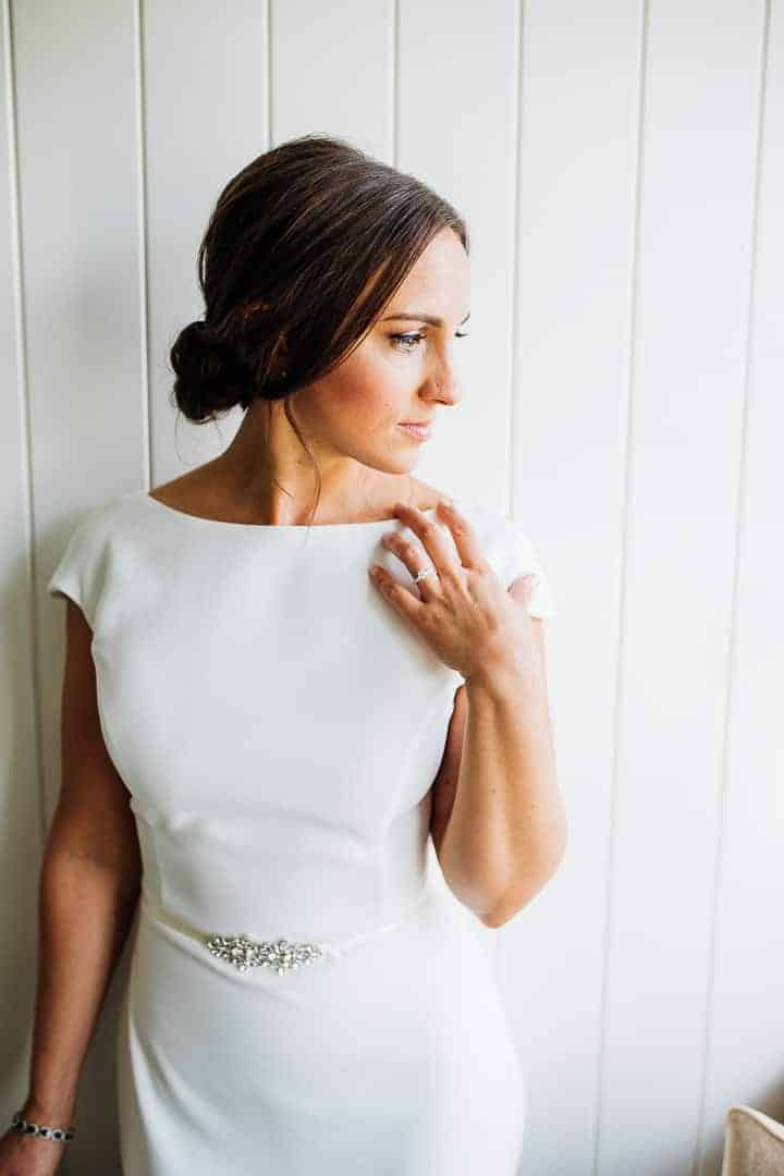 Beautiful-Bride-Wearing-Sleek-White-Dress-Park-City