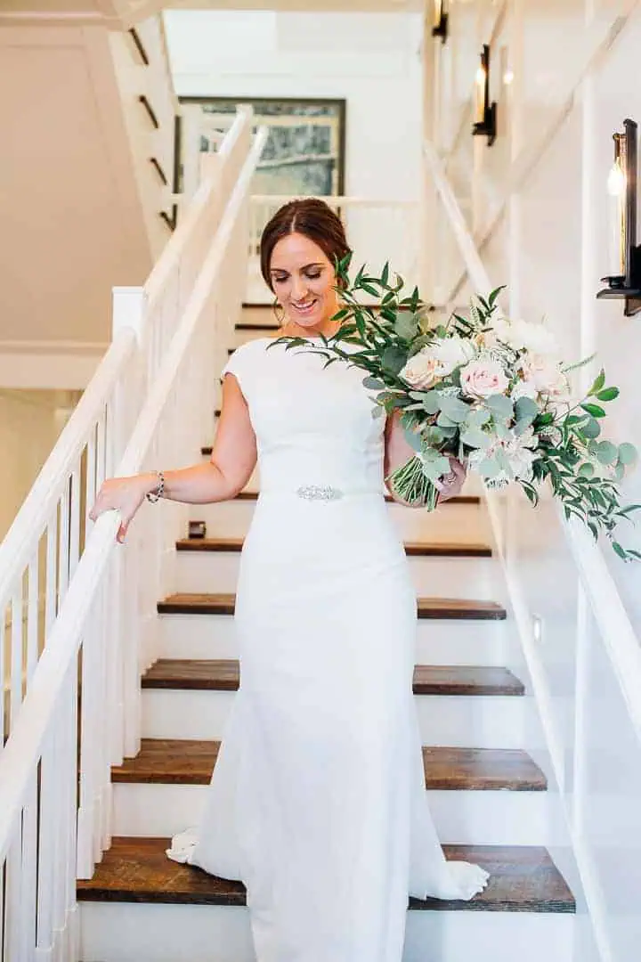 Bright-White-Indoor-Wedding-Stairs