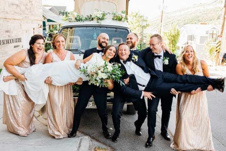 Gold-Bridesmaid-Dresses-Classic-Tux-Utah
