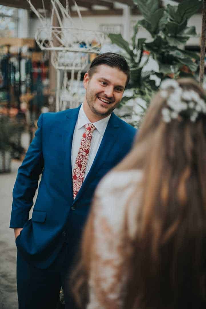 Groom-Smiles-Red-Tie-Blue-Tux-Orem-Utah