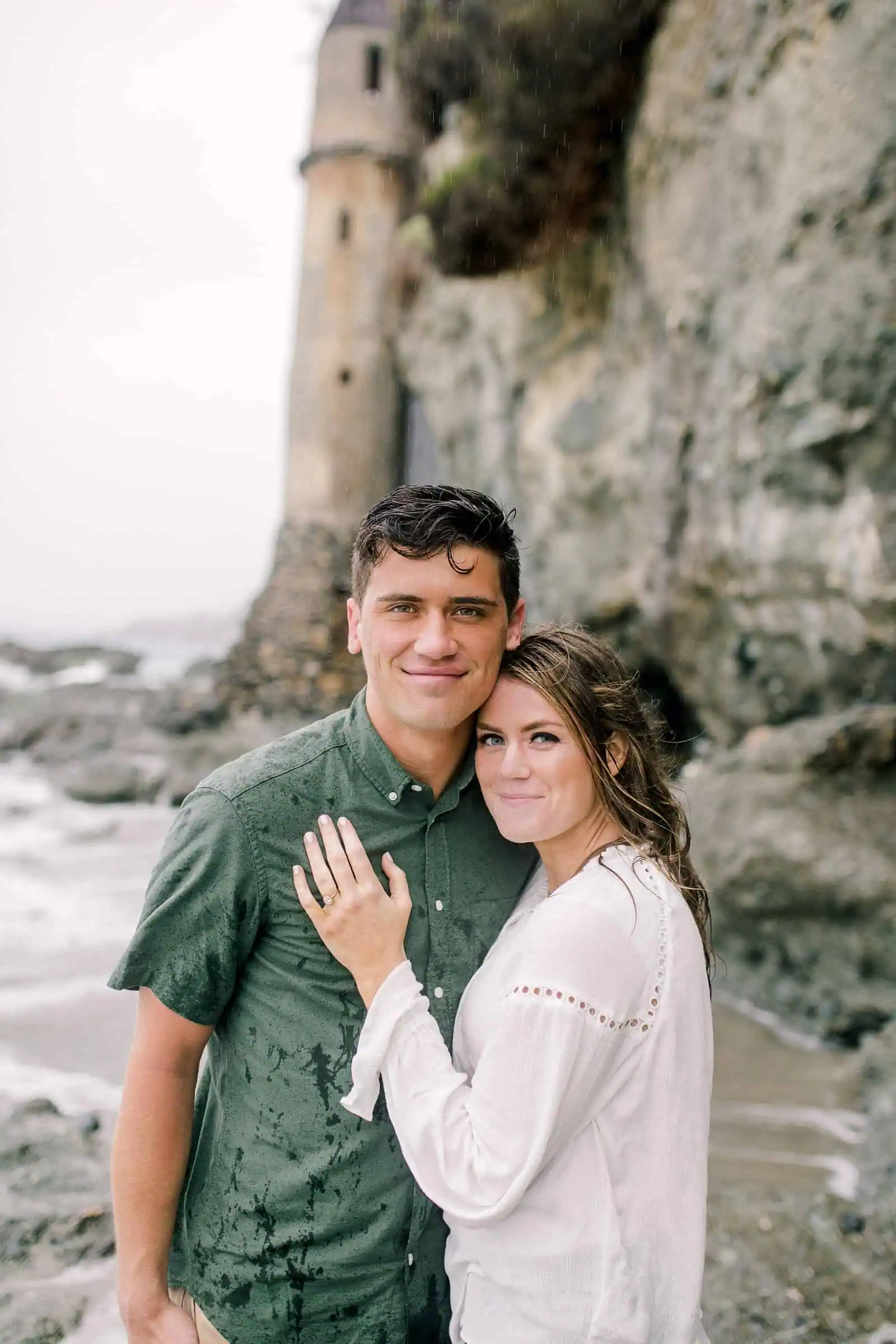 Laguna Beach engagement photos, Victoria Beach Pirate Tower engagement session, beach engagement pictures, destination wedding photographer, travel photographer