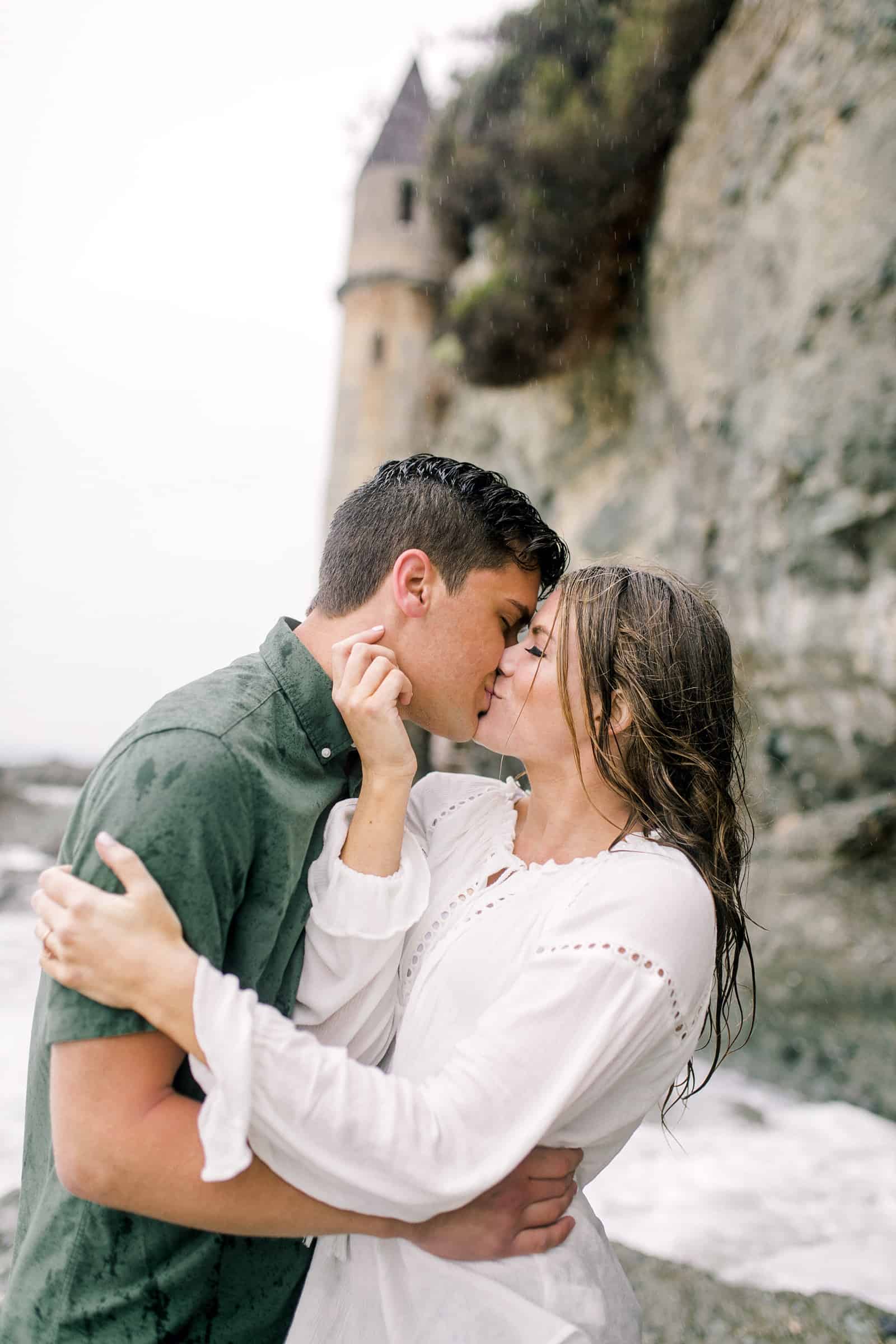 Laguna Beach engagement photos, Victoria Beach Pirate Tower engagement session, beach engagement pictures, destination wedding photographer, travel photographer