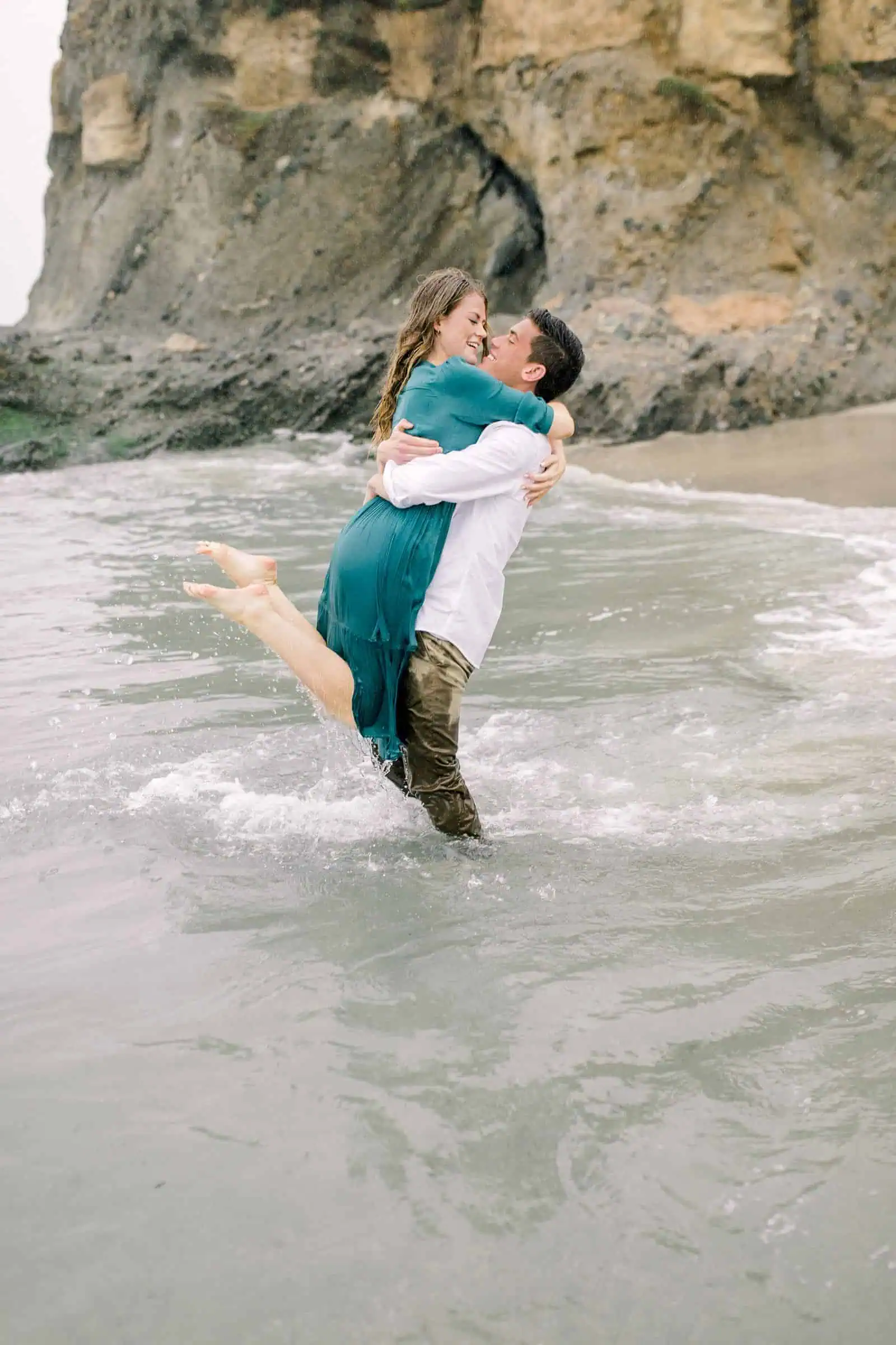 Laguna Beach engagement photos, Victoria Beach Pirate Tower engagement session, beach engagement pictures, destination wedding photographer, travel photographer