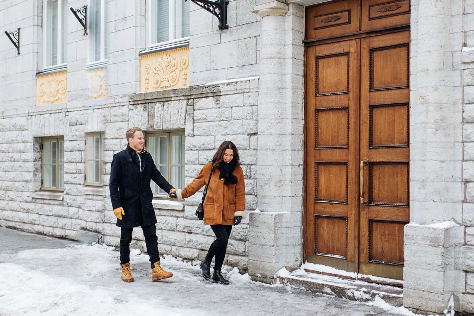 estonia engagement pictures, European city, travel photography