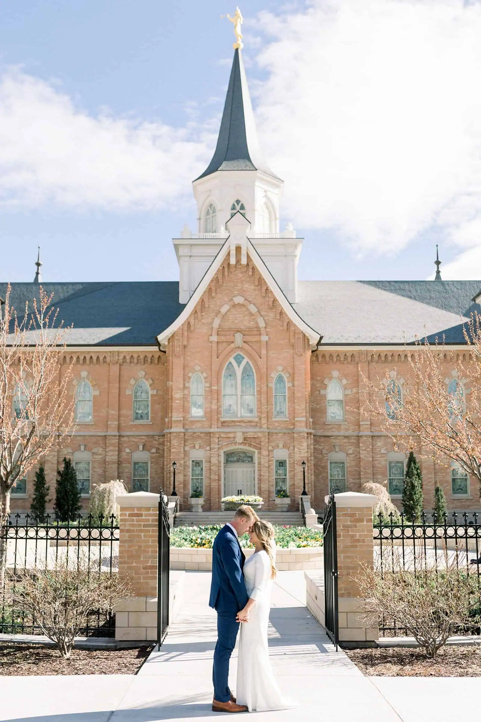 spring wedding Provo City Center LDS Temple