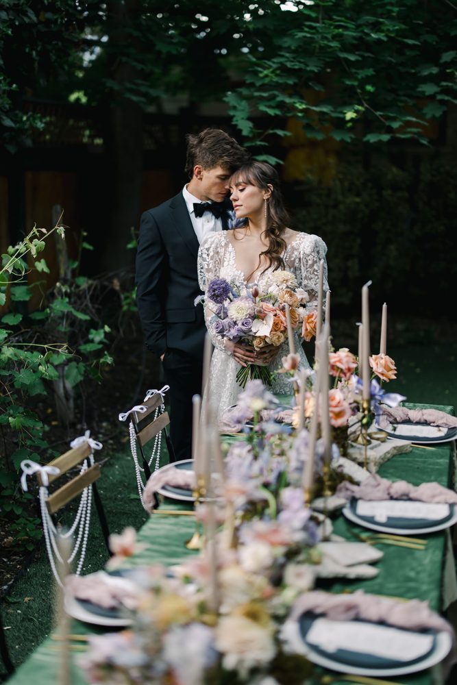 Timeless wedding photography photo of invitations