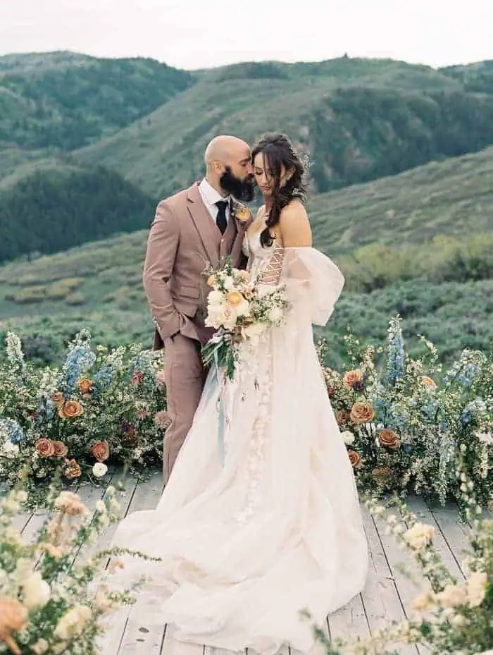 utah mountains wedding