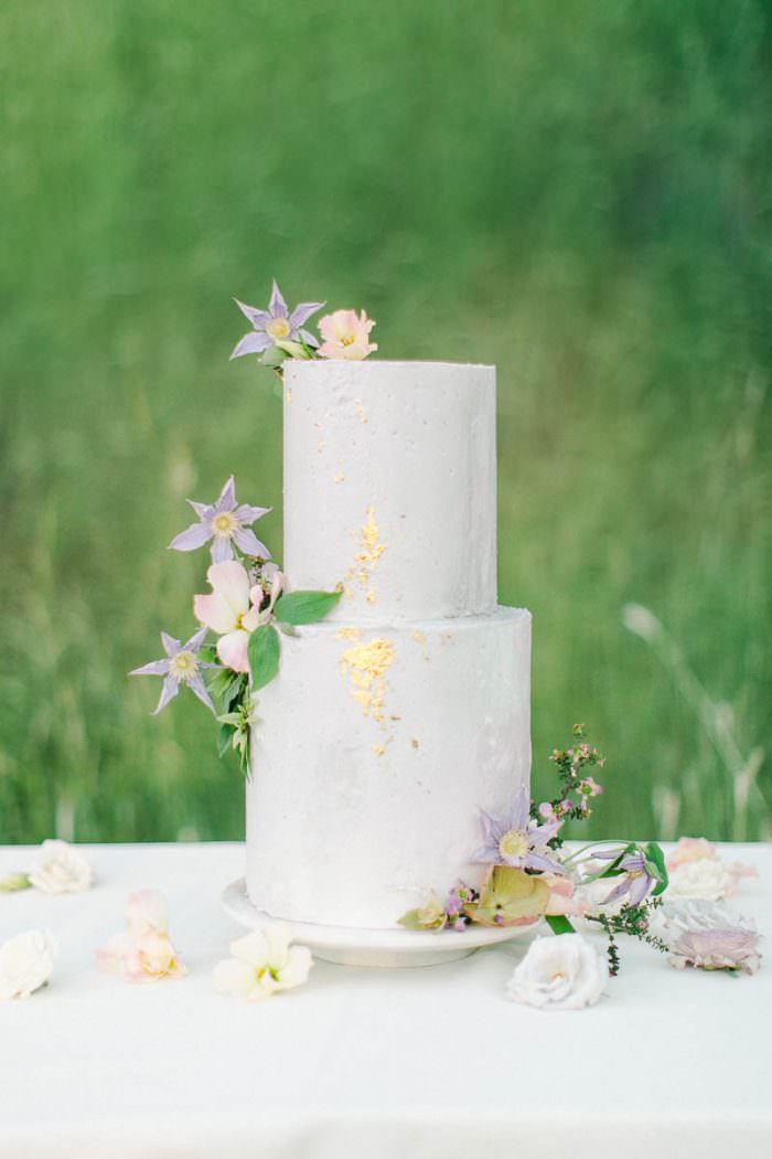 Wedding cake with flowers, perfect for wedding photography portfolios.