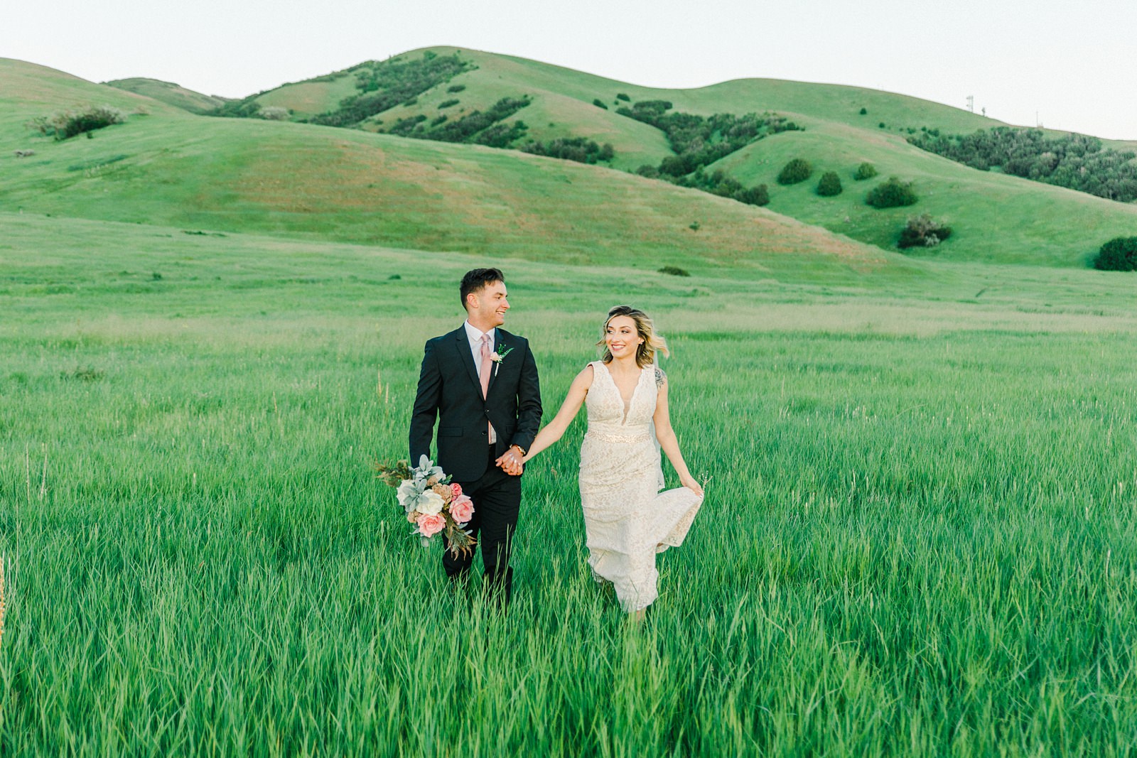 Sunset Bridal Session at Tunnel Springs Park, Salt Lake City