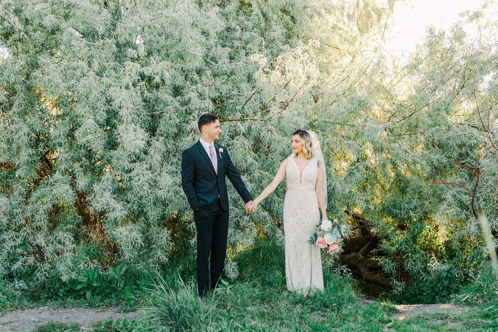 Salt Lake City Utah Bridal Wedding Photography, Tunnel Springs Park, bride and groom