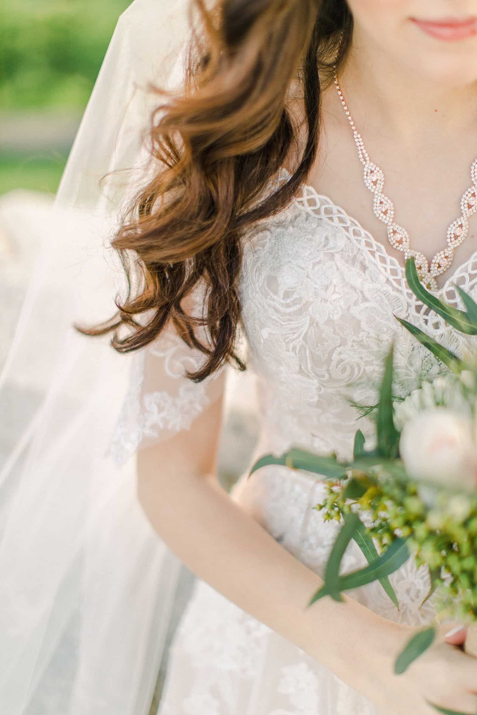 Palestinian Iranian Bride and Groom, Utah Wedding Photography at the Utah State Capitol, beautiful bride wedding dress long veil intricate lace