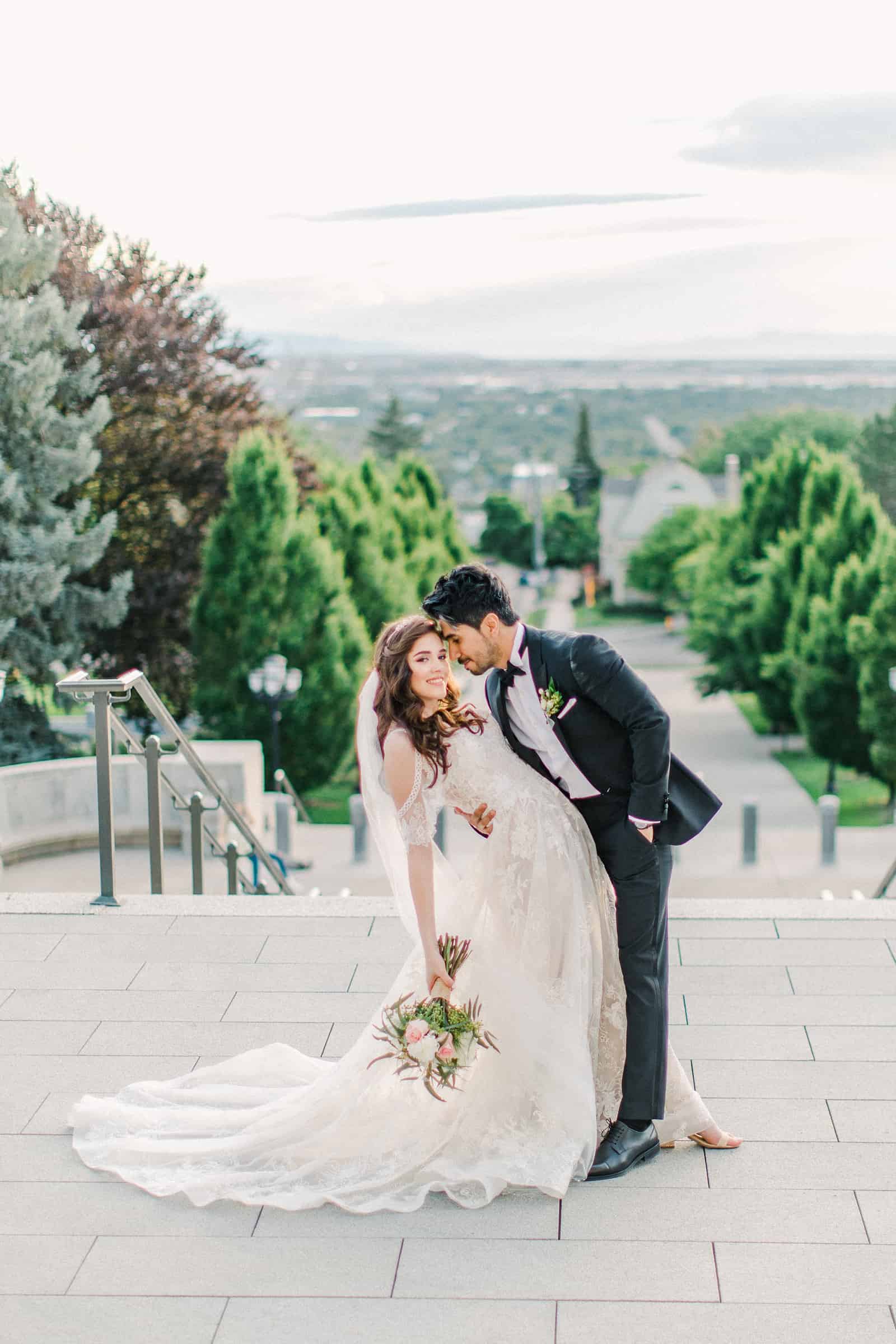 Palestinian Iranian Bride and Groom, Utah Wedding Photography at the Utah State Capitol, travel destination wedding photographer