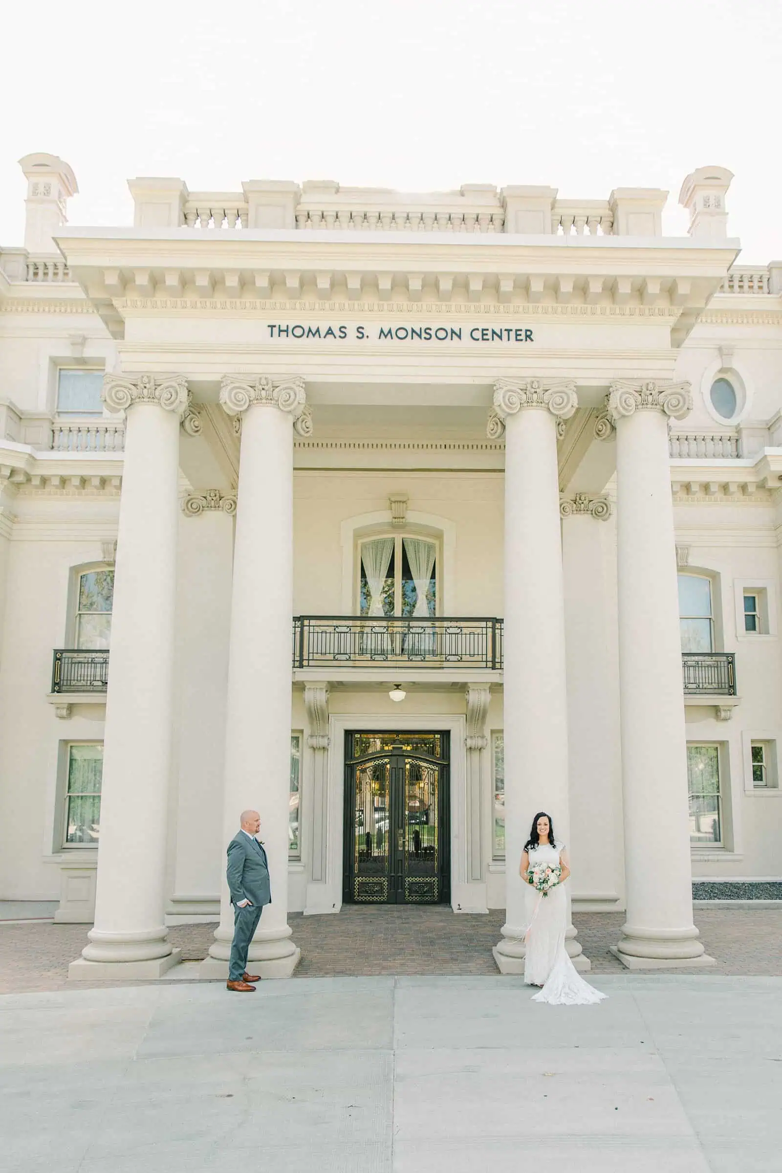 Thomas S. Monson Center Wedding, Salt Lake LDS Temple Wedding, Utah wedding photography. bride and groom