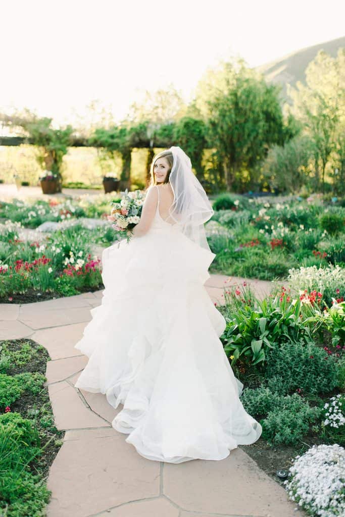 red butte gardens bridal photos