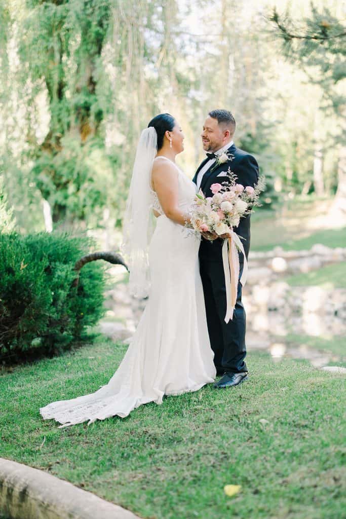 La caille wedding photo