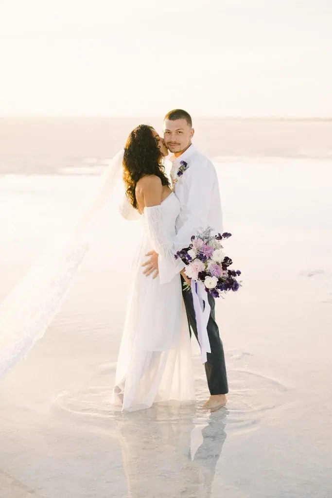 Bonneville Salt Flats Elopement, Get Married Utah Salt Flats, Utah Wedding Photographer, Utah Elopement Photographer, Branson Maxwell Photo & Video