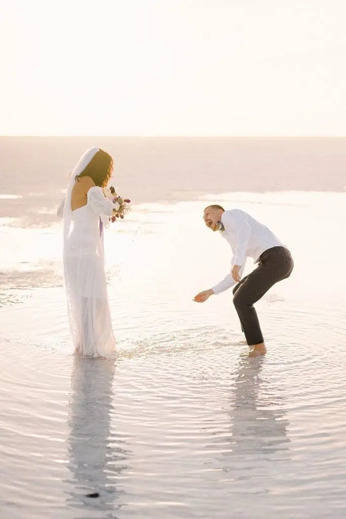 Bonneville Salt Flats Elopement, Get Married Utah Salt Flats, Utah Wedding Photographer, Utah Elopement Photographer, Branson Maxwell Photo & Video