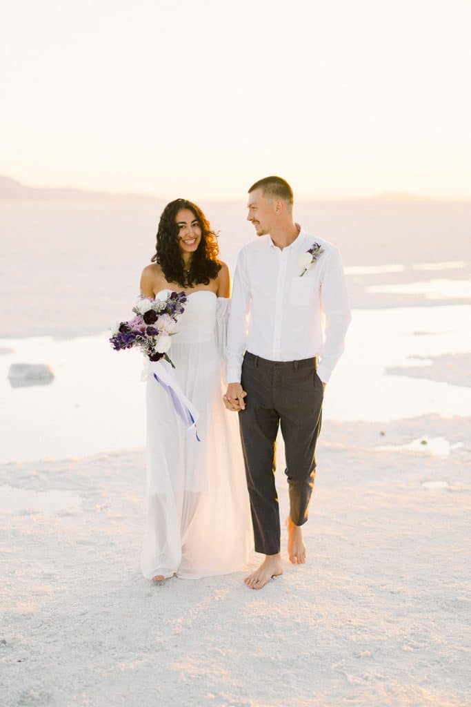 Bonneville Salt Flats Elopement, Get Married Utah Salt Flats, Utah Wedding Photographer, Utah Elopement Photographer, Branson Maxwell Photo & Video