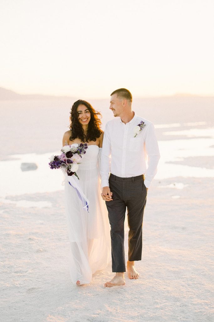 Bonneville Salt Flats Elopement, Get Married Utah Salt Flats, Utah Wedding Photographer, Utah Elopement Photographer, Branson Maxwell Photo & Video