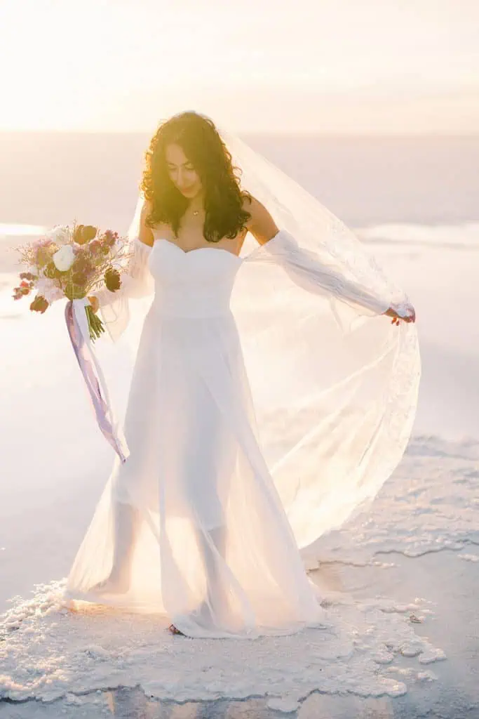 Bonneville Salt Flats Elopement, Get Married Utah Salt Flats, Utah Wedding Photographer, Utah Elopement Photographer, Branson Maxwell Photo & Video