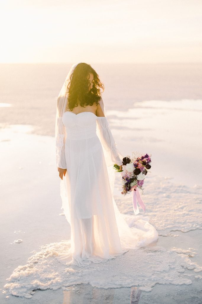 Bonneville Salt Flats Elopement, Get Married Utah Salt Flats, Utah Wedding Photographer, Utah Elopement Photographer, Branson Maxwell Photo & Video