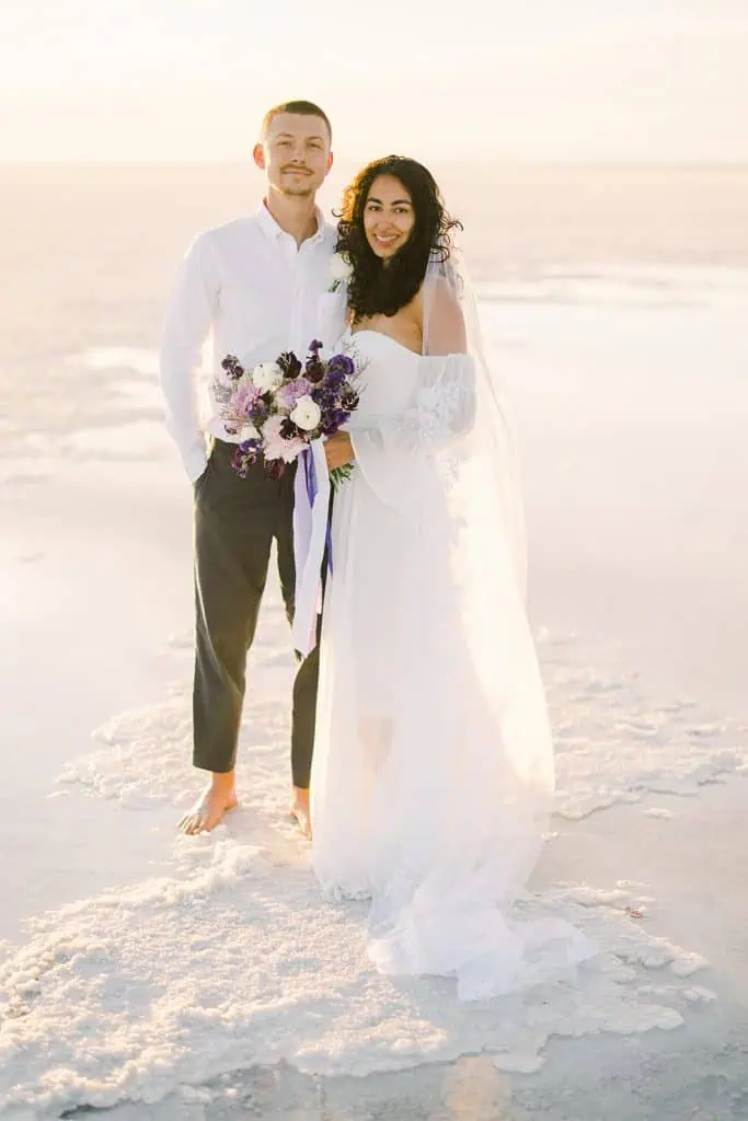 Bonneville Salt Flats Elopement, Get Married Utah Salt Flats, Utah Wedding Photographer, Utah Elopement Photographer, Branson Maxwell Photo & Video