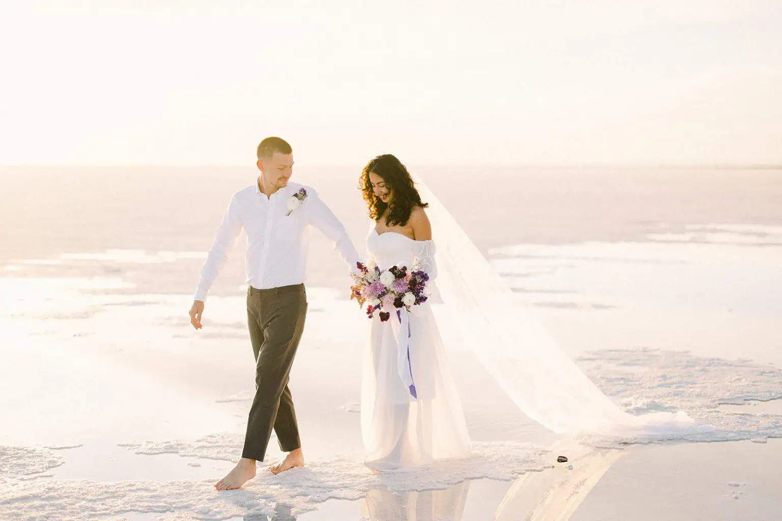 Bonneville Salt Flats Elopement, Get Married Utah Salt Flats, Utah Wedding Photographer, Utah Elopement Photographer, Branson Maxwell Photo & Video