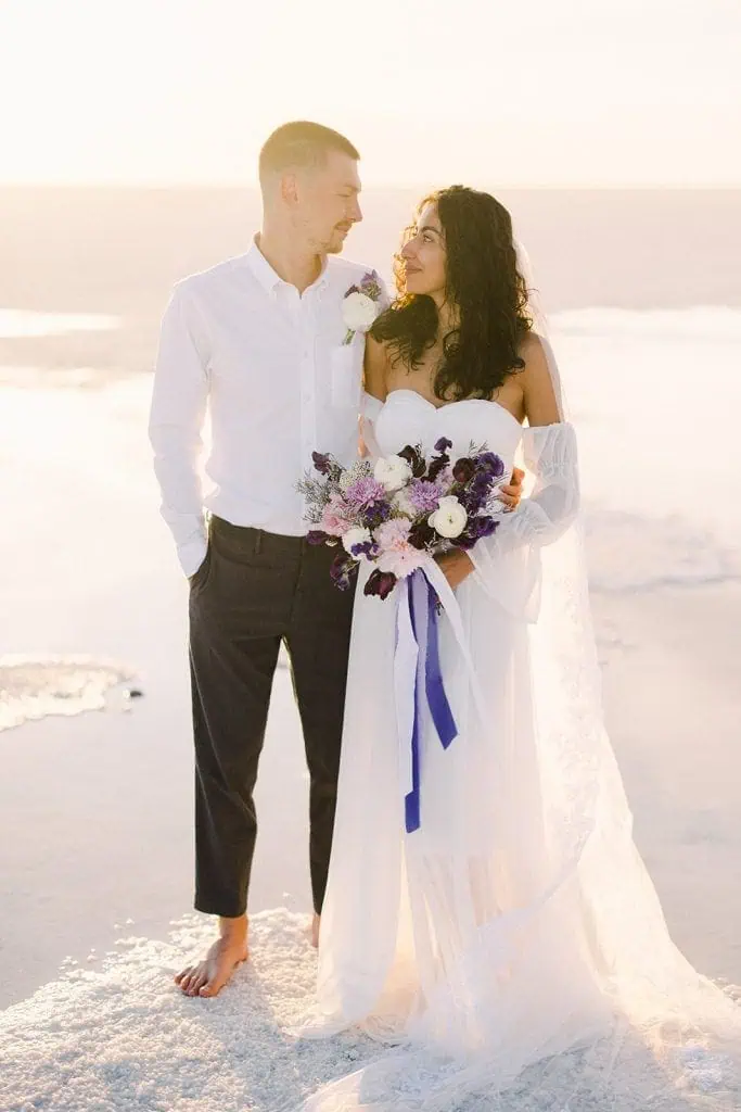 Bonneville Salt Flats Elopement, Get Married Utah Salt Flats, Utah Wedding Photographer, Utah Elopement Photographer, Branson Maxwell Photo & Video