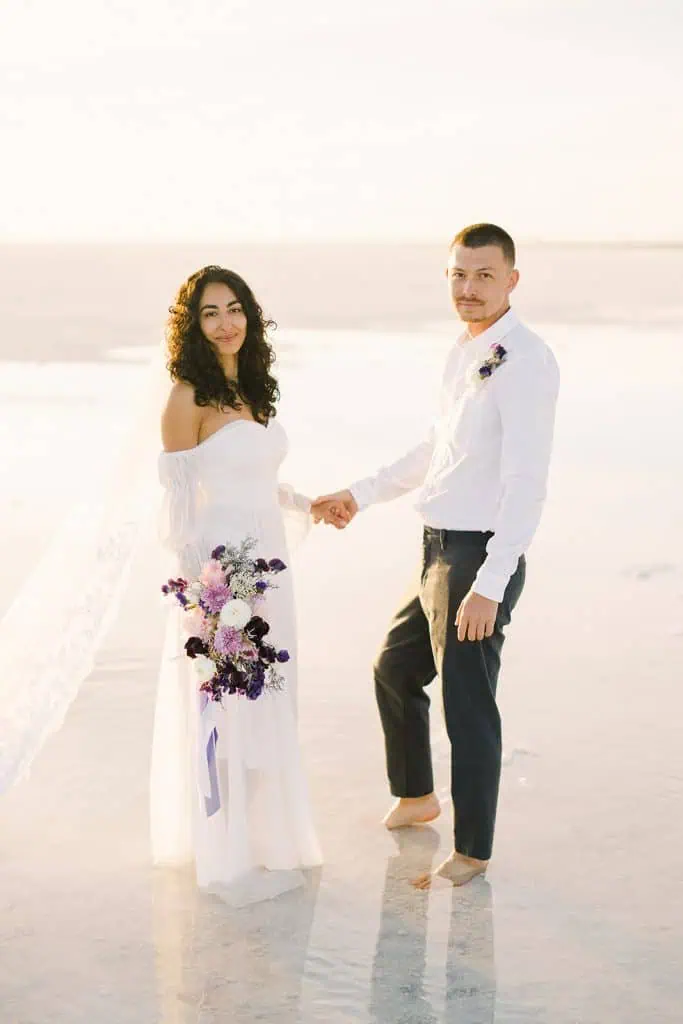 Bonneville Salt Flats Elopement, Get Married Utah Salt Flats, Utah Wedding Photographer, Utah Elopement Photographer, Branson Maxwell Photo & Video