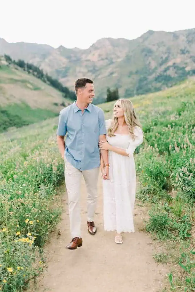 Best Photo Spots in Park City Utah, Albion Basin Engagement Photos, Branson Maxwell Photography