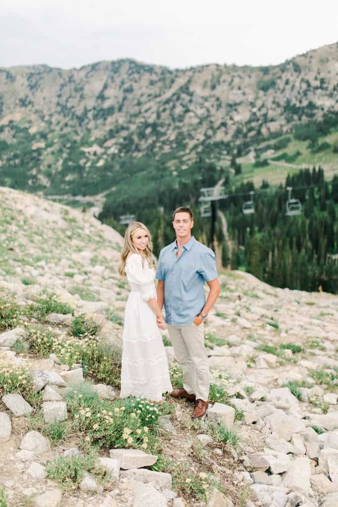 Best Photo Spots in Park City Utah, Albion Basin Engagement Photos, Branson Maxwell Photography
