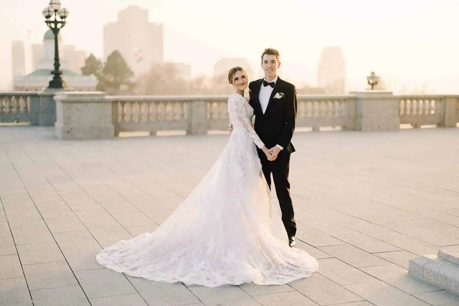 Best Photo Locations Salt Lake City, Utah State Capitol Wedding Portraits, Branson Maxwell Photography