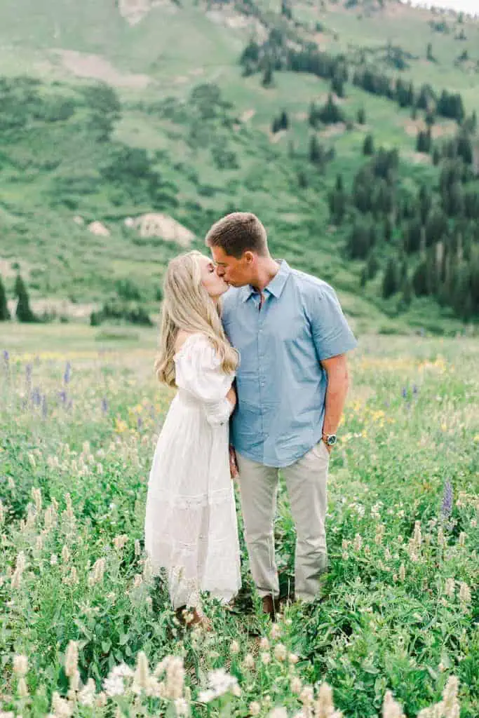 Albion Basin Wildflowers Photography, Albion Basin Wildflowers Engagement Photos, Utah Wildflowers Engagement Photos, Utah Engagement Photographer