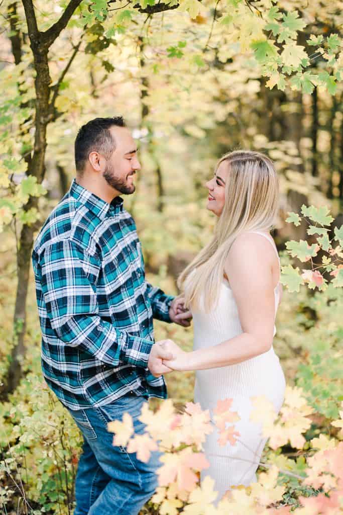 Millcreek Canyon Engagement Photos, Utah Mountain Photography Locations, Picturesque Utah Mountain Engagement Photography Locations, Branson Maxwell