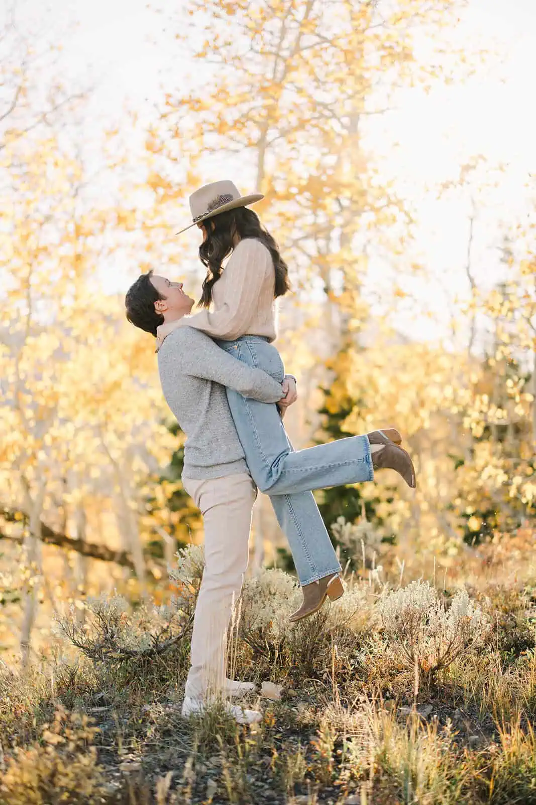 Guardsman Pass Engagement Photos, Guardsman Pass Photos, Flower Fields in Utah to Take Pictures, Branson Maxwell Photography