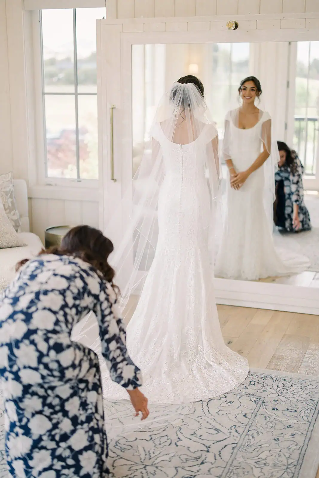 Bride Getting Ready at River Bottoms Ranch