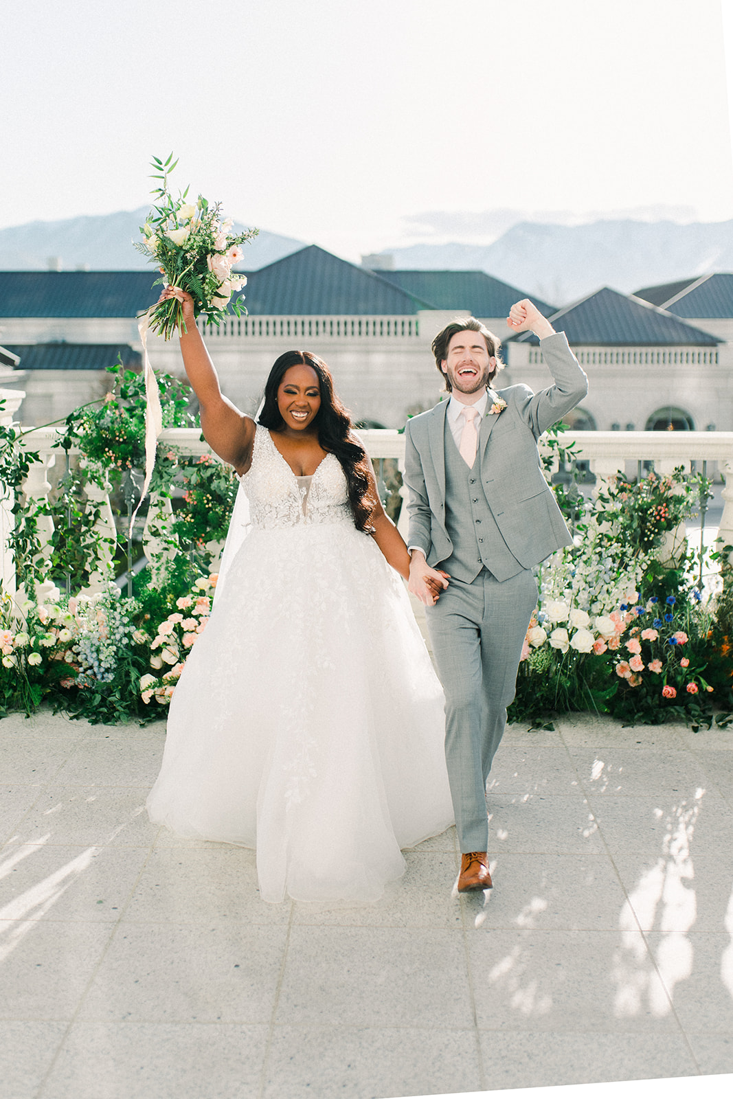 Grand America Hotel Outdoor Wedding Ceremony