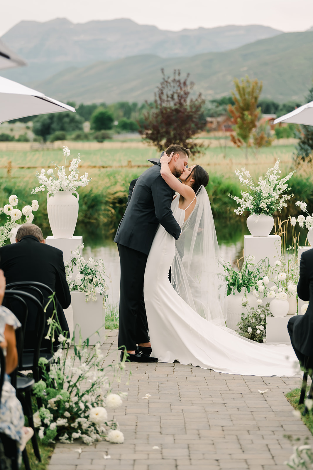 Wedding Ceremony at River Bottoms Ranch