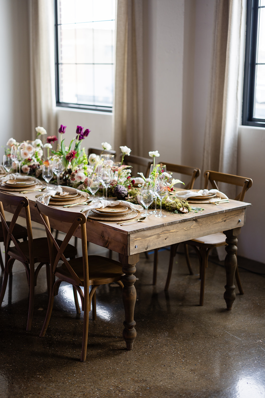 Garden Wedding Themed Table Arrangements Utah Wedding