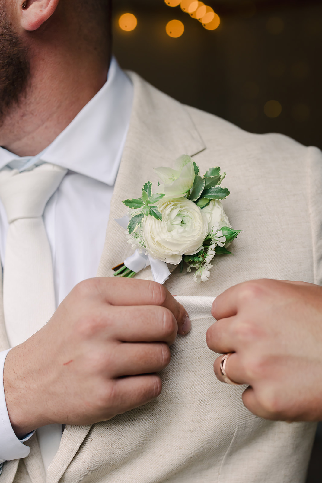 All White Wedding Florals Utah