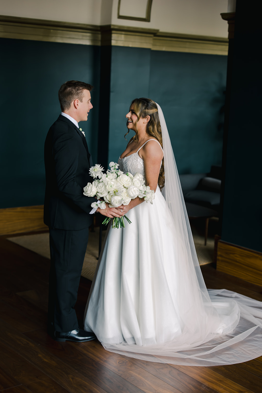Elegant Black Tie Wedding Florist for Utah Wedding