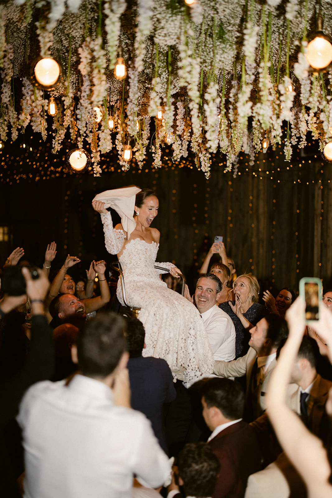 Bride in Hora Dance at Blue Sky Wedding Utah